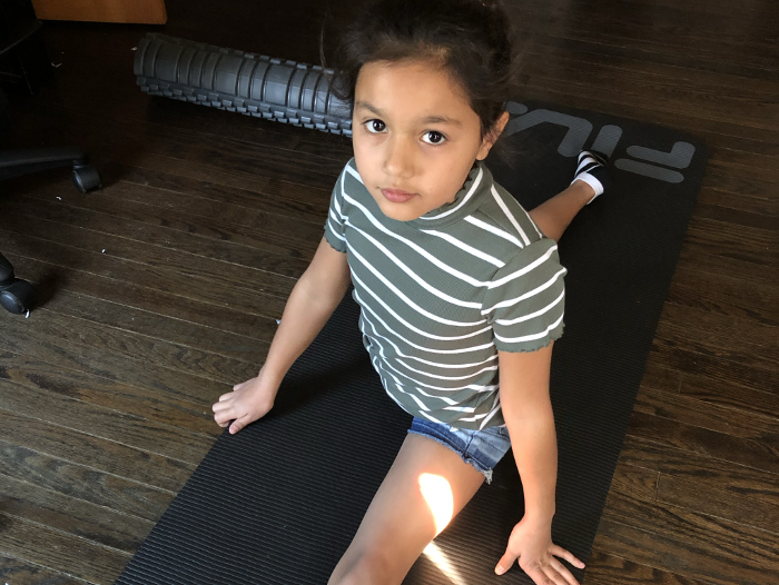 New Wednesday Zoom Gymnastics from home!